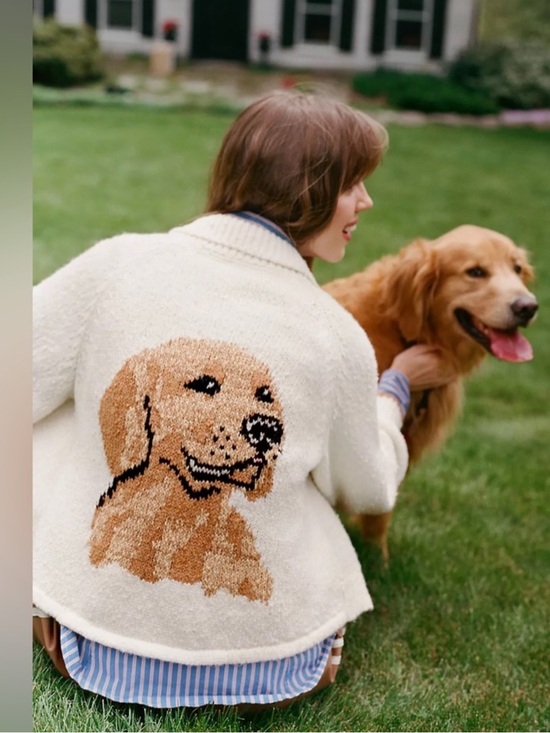 Pilcro Sweaters - Anthropologie Pilcro Jesse Dog Icon Cardigan Sweater